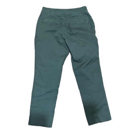 Kate Spade Slim Straight Chino in olive green - Picture 3 of 9